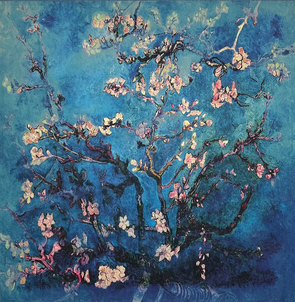 Detail of an oil print by ACK II