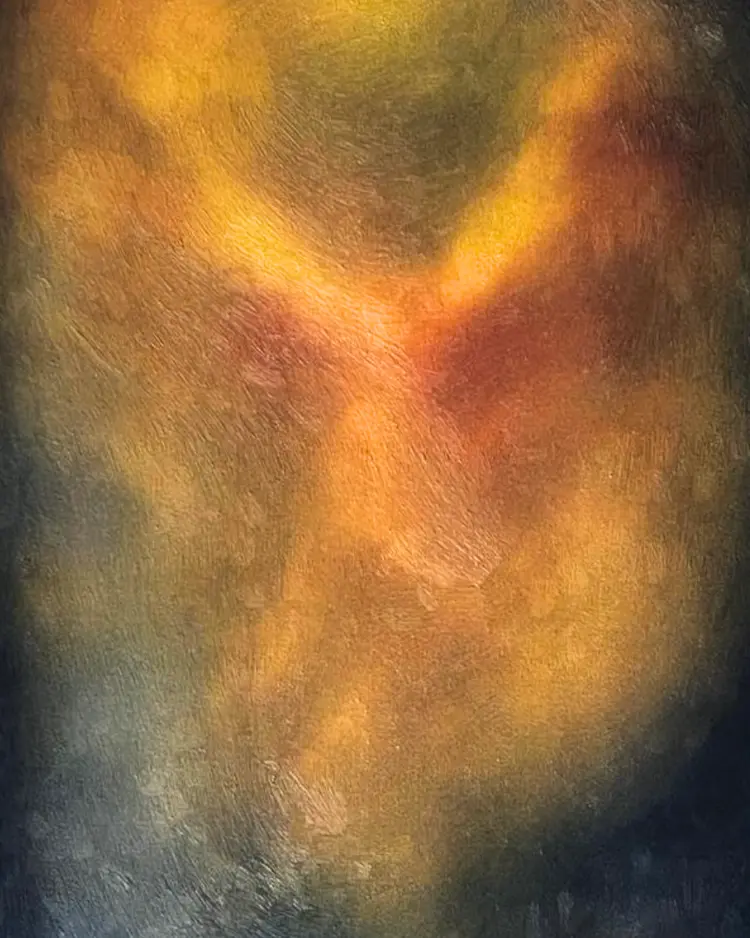Detail of an oil print by Esherick